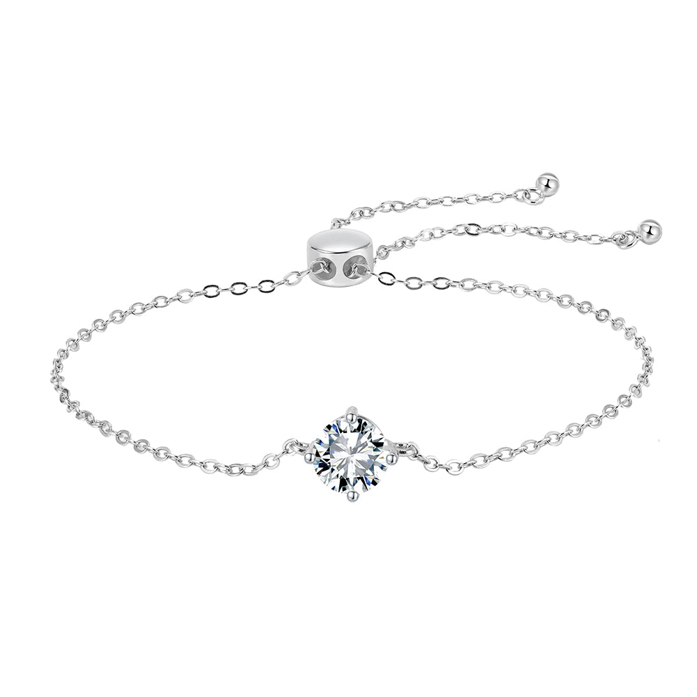 Pulsera Punto de Luz Moissanita
