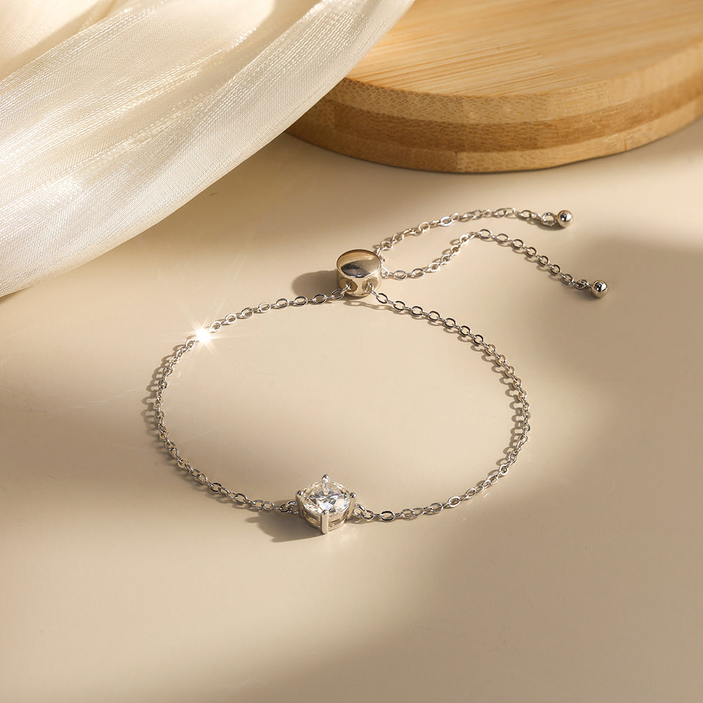 Pulsera Punto de Luz Moissanita