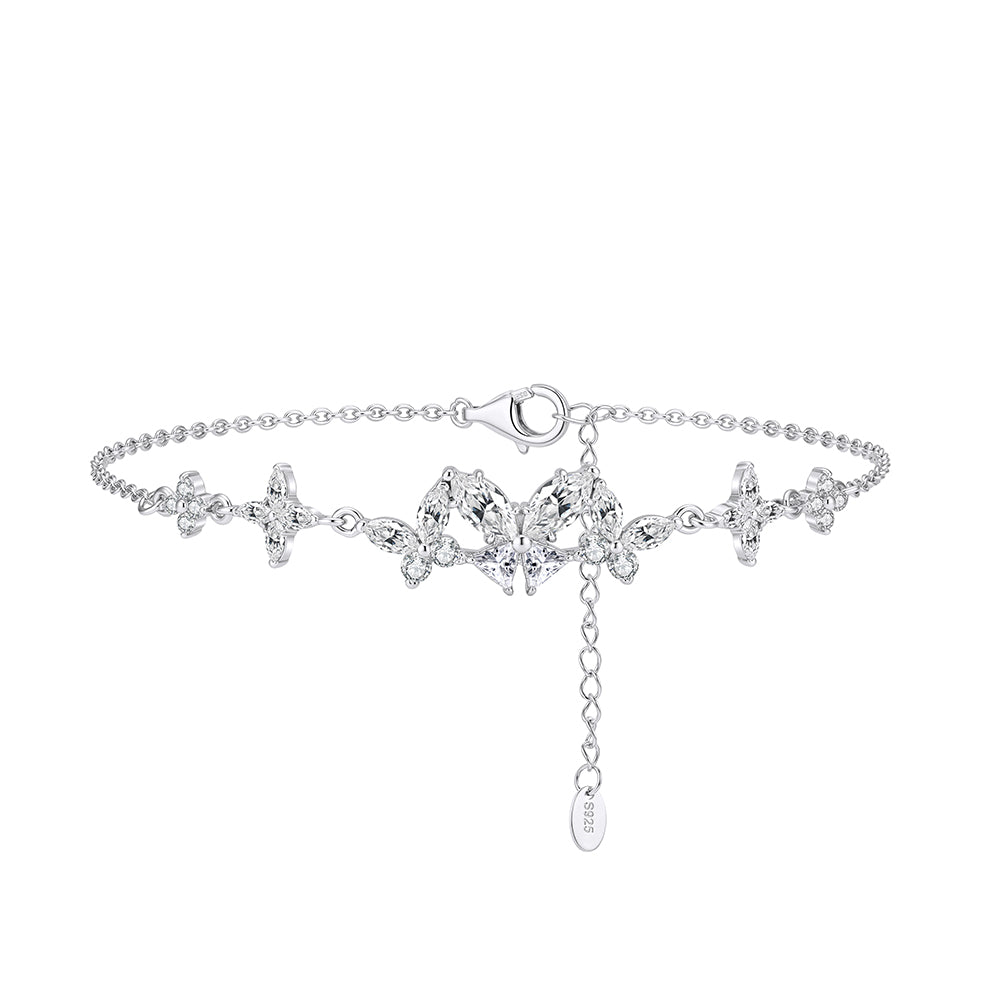 Pulsera Mariposa Moissanita