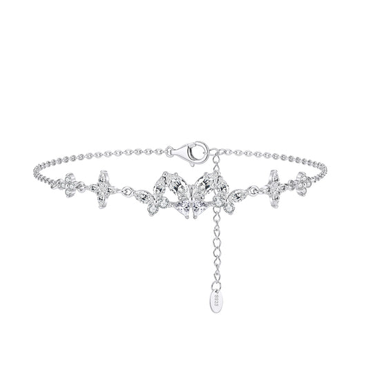 Pulsera Mariposa Moissanita