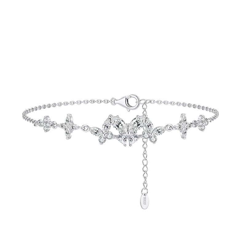 Pulsera Mariposa Moissanita