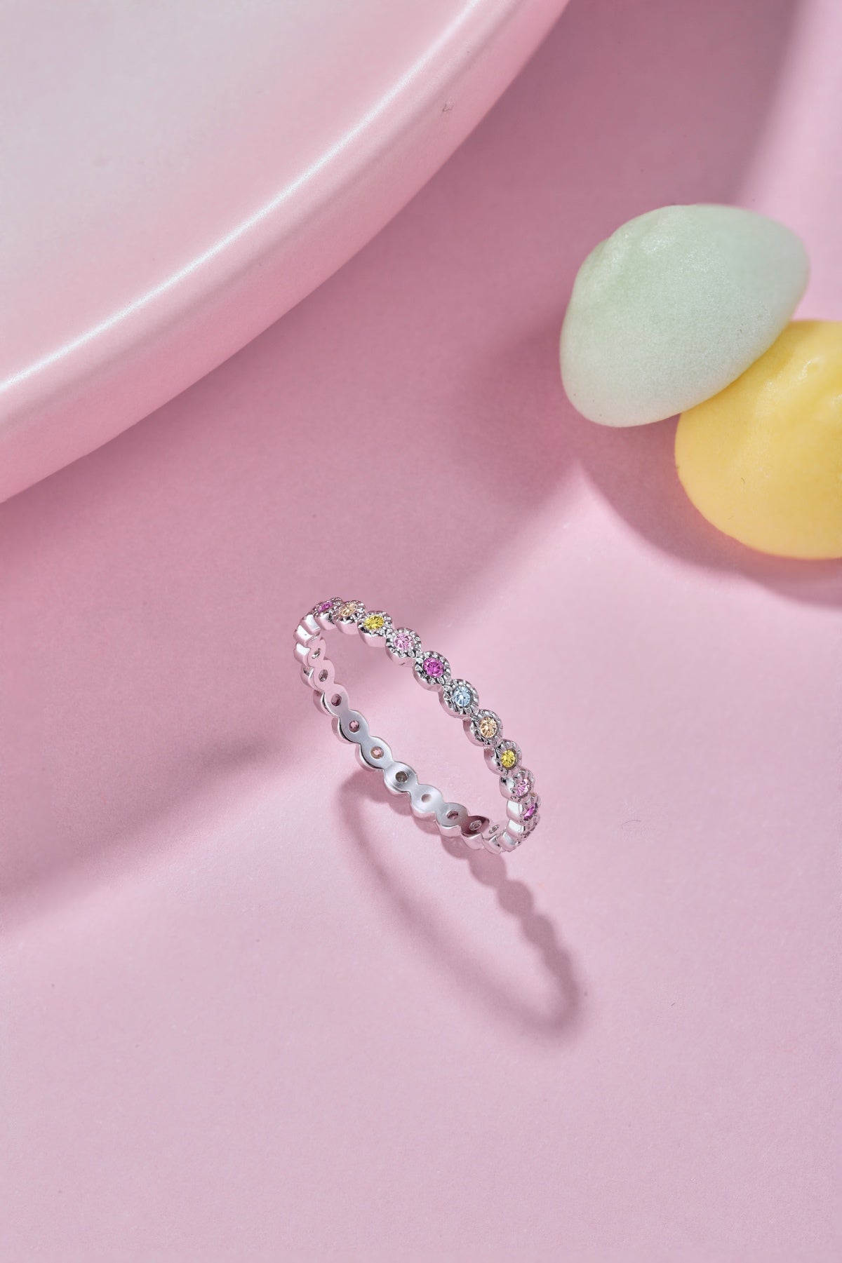 Anillo Infinito Destellos de color