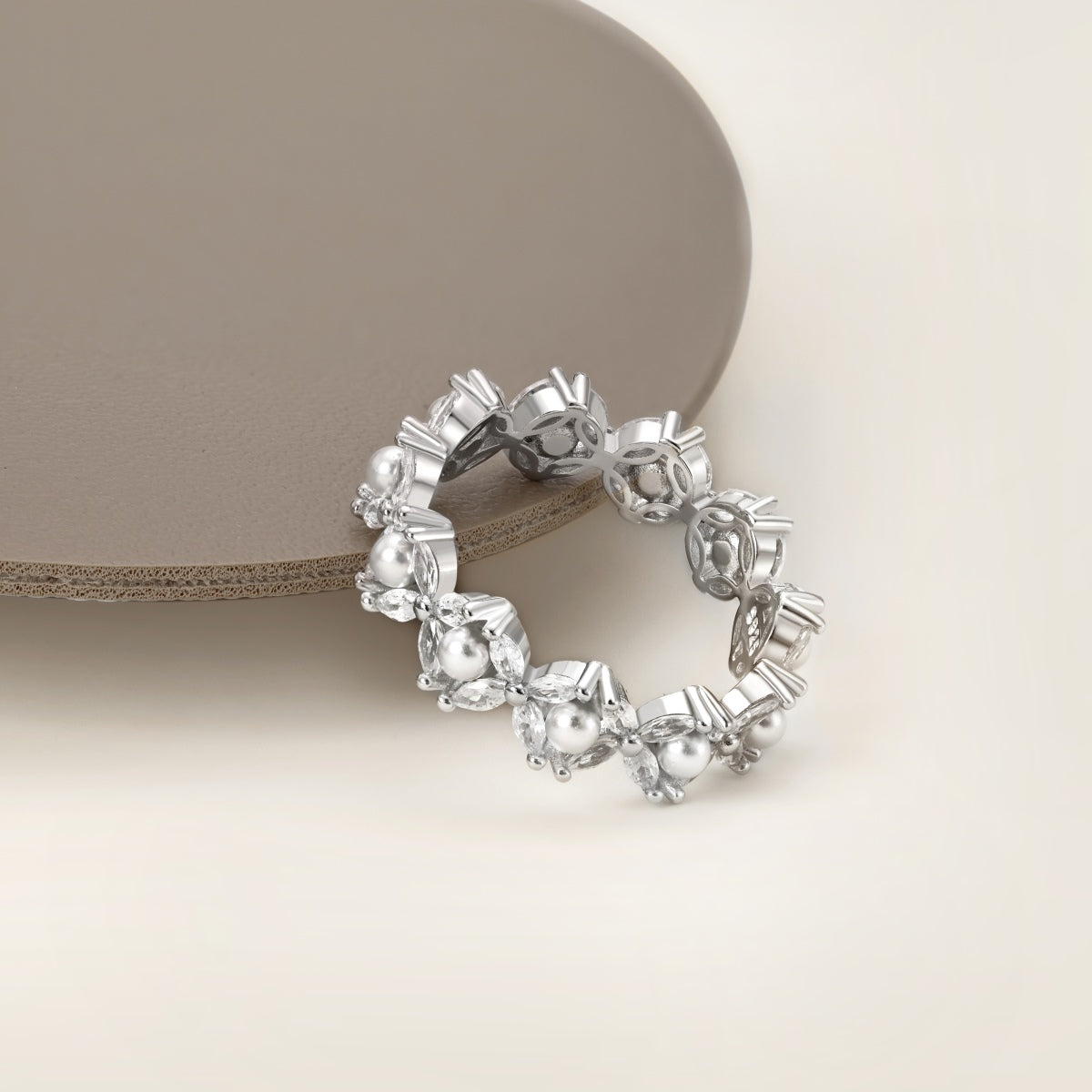 Anillo Infinito Perlas