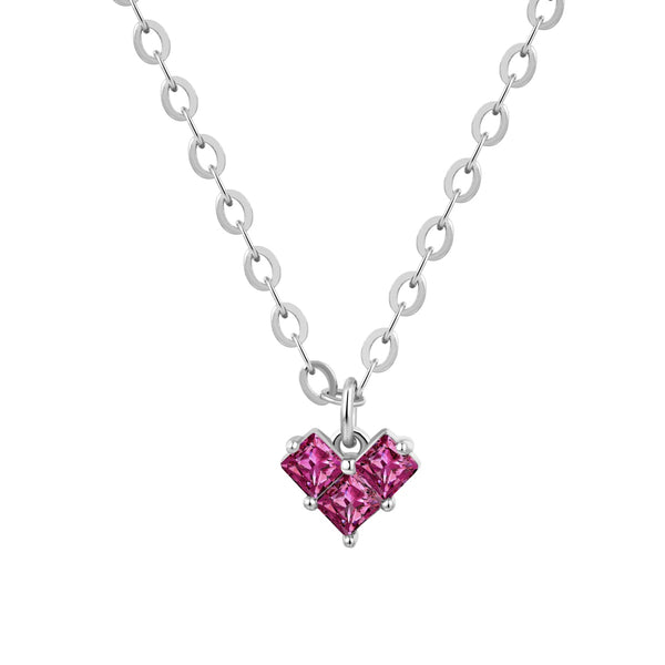 Collar corazón minimal