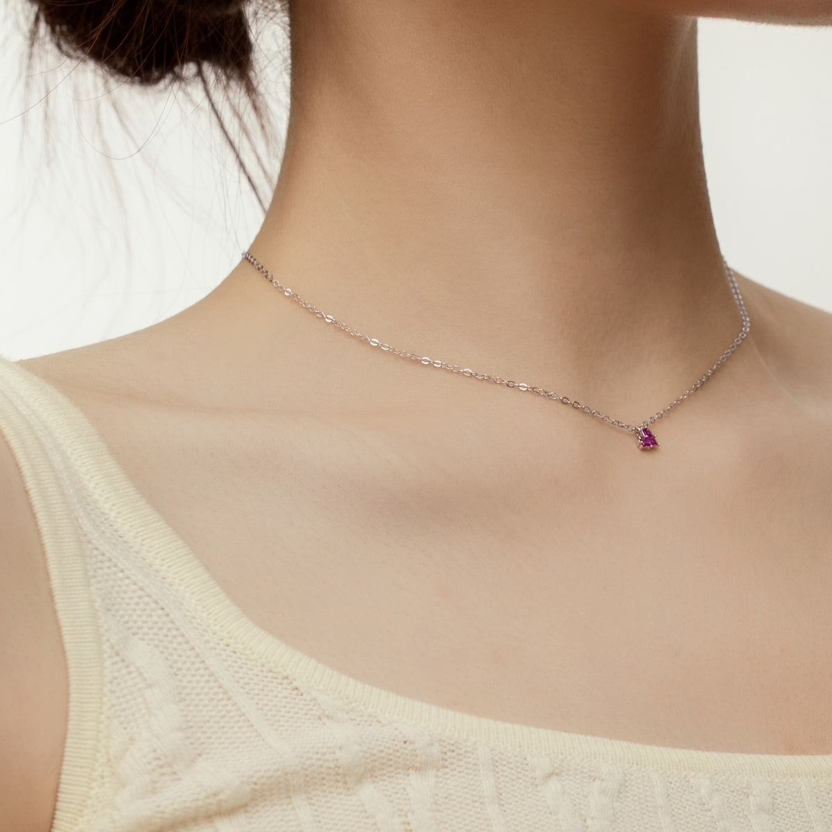 Collar corazón minimal