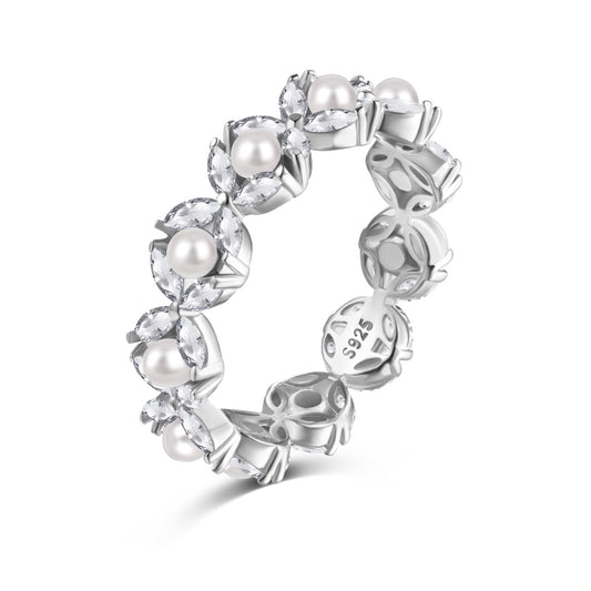 Anillo Infinito Perlas