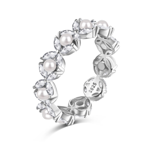 Anillo Infinito Perlas