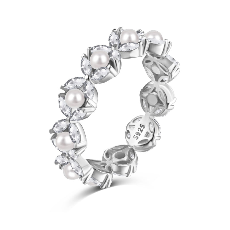 Anillo Infinito Perlas