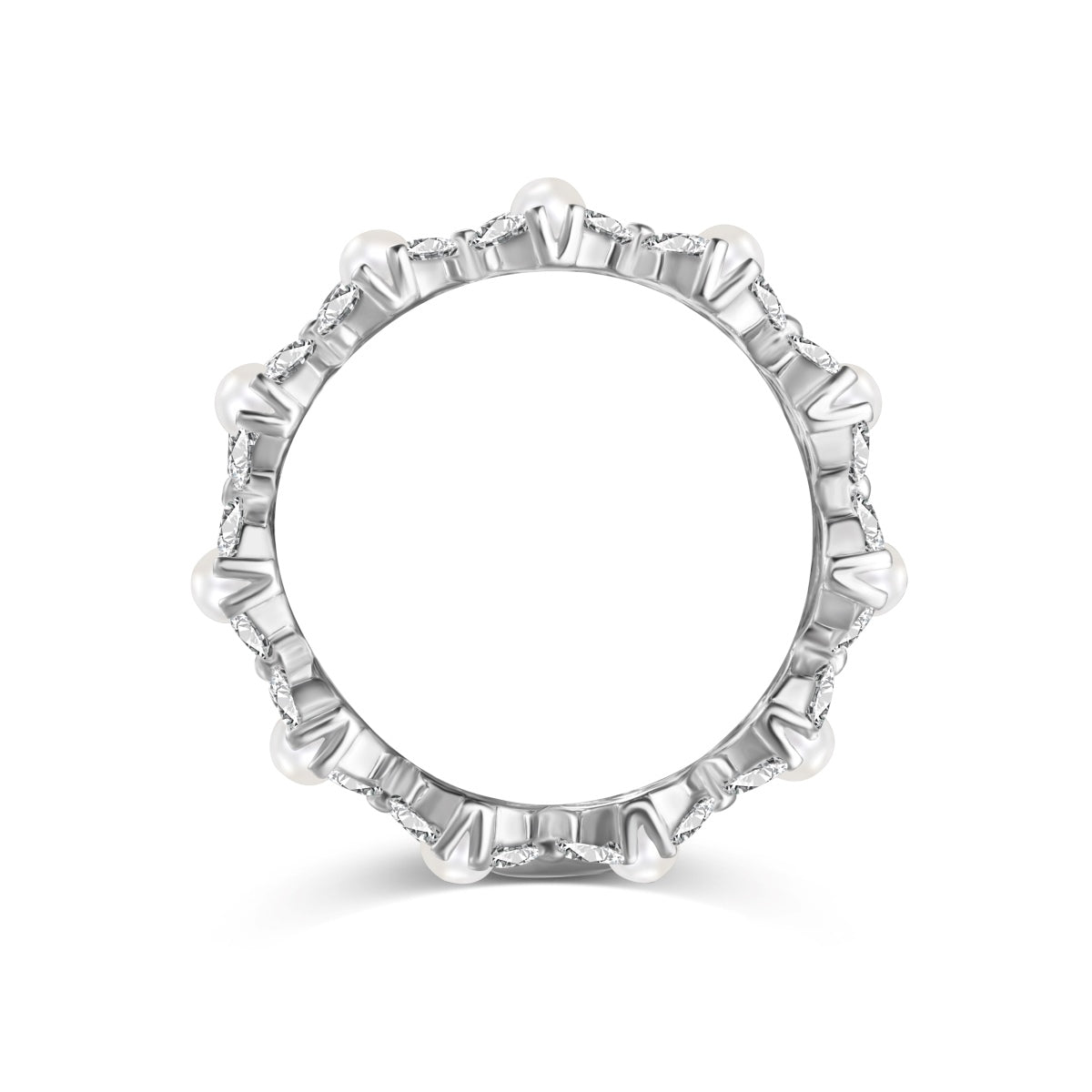 Anillo Infinito Perlas