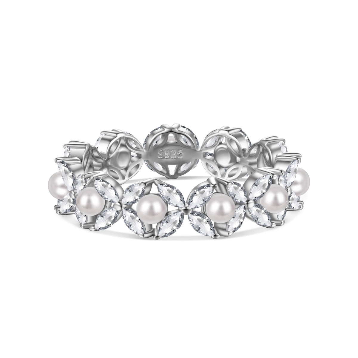 Anillo Infinito Perlas