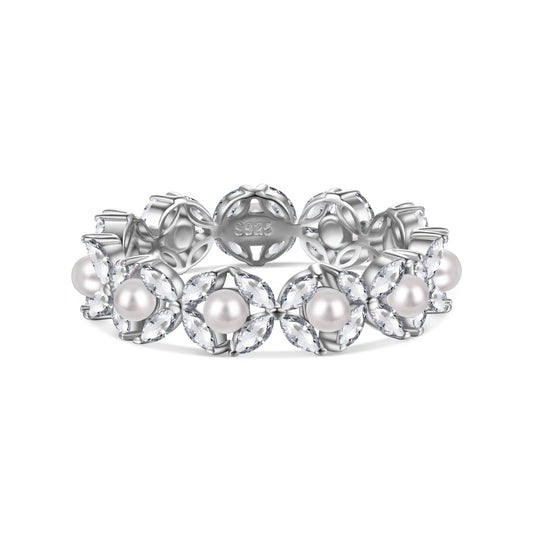 Anillo Infinito Perlas