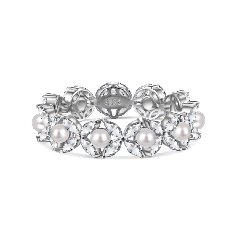 Anillo Infinito Perlas