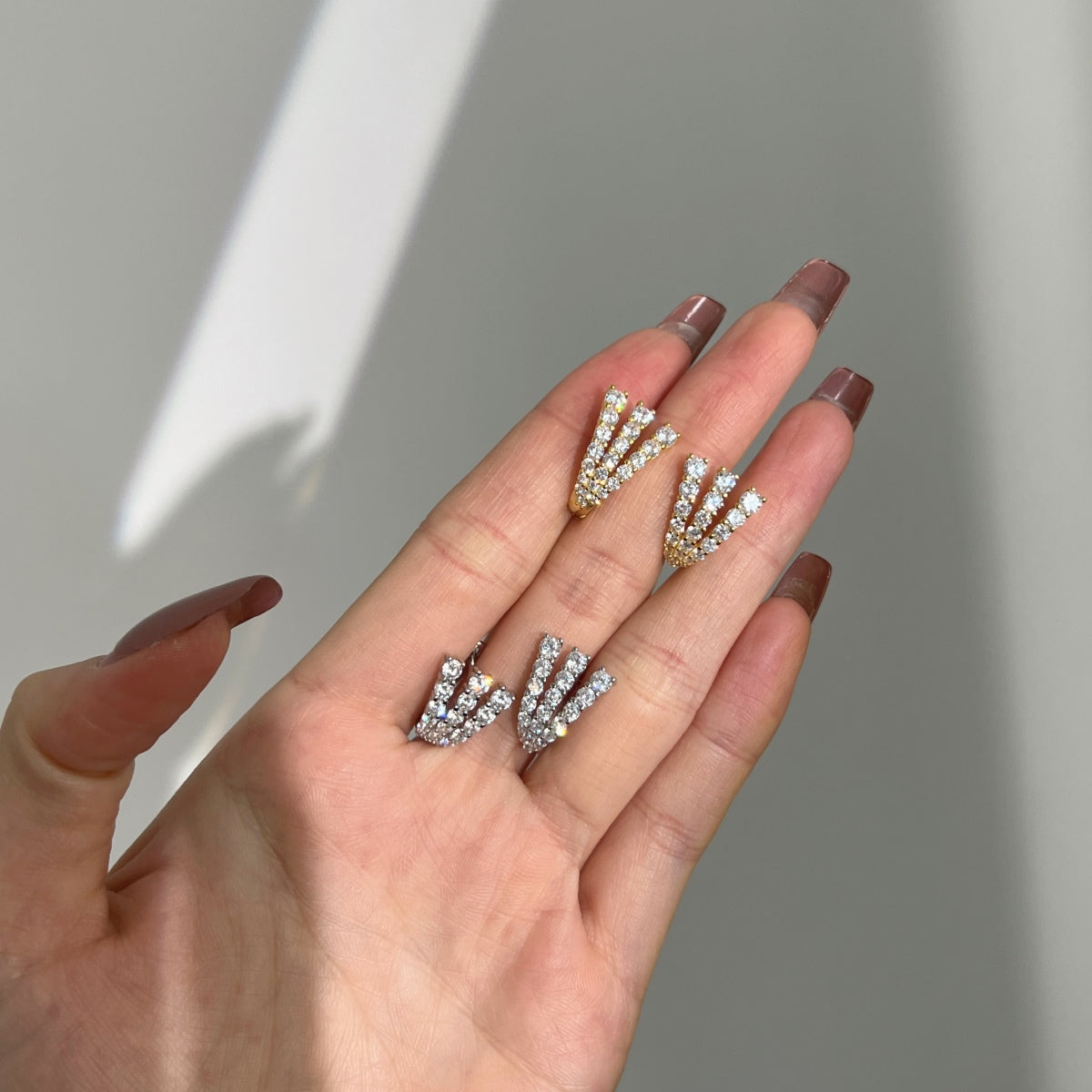 Aros Triple Brillo