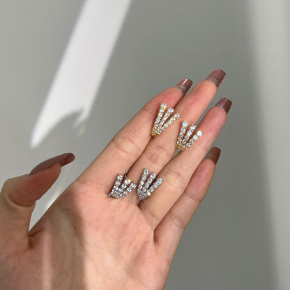 Aros Triple Brillo
