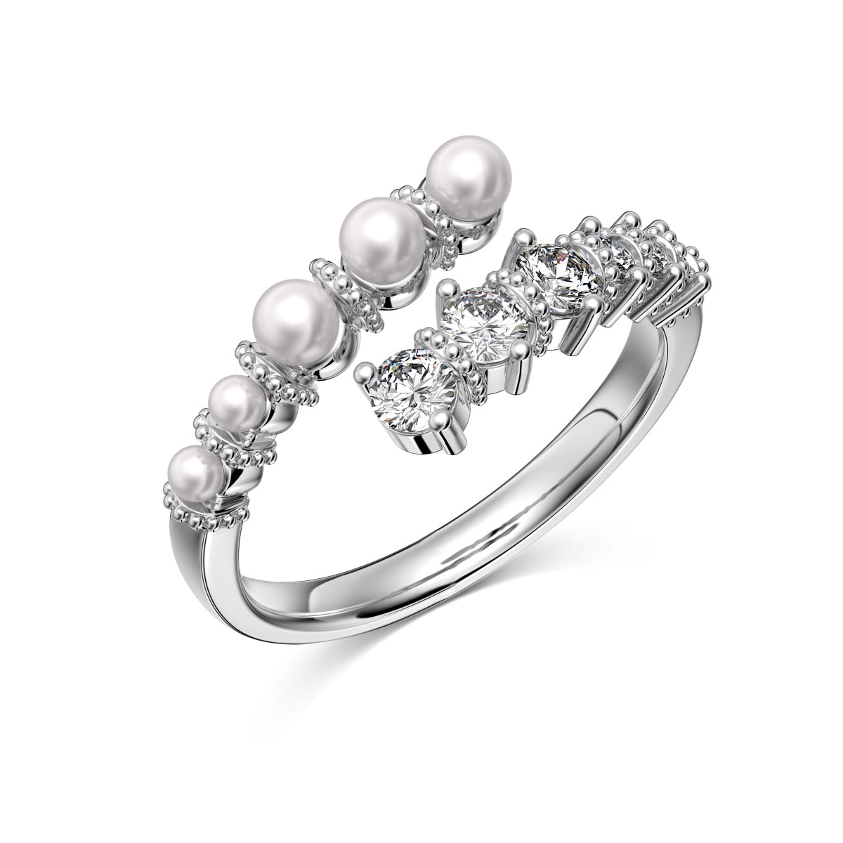 Anillo Ajustable Perlas
