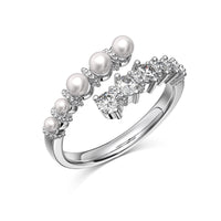 Anillo Ajustable Perlas