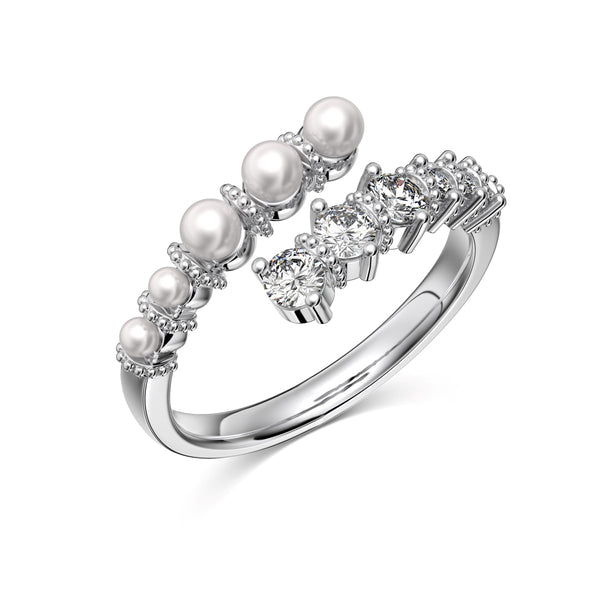 Anillo Ajustable Perlas
