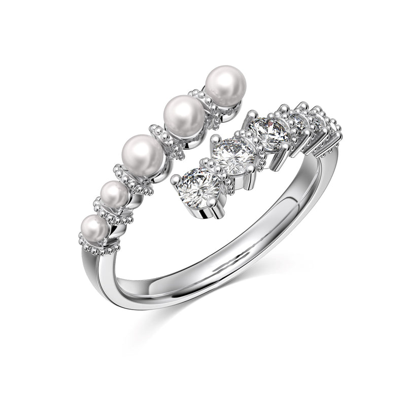 Anillo Ajustable Perlas