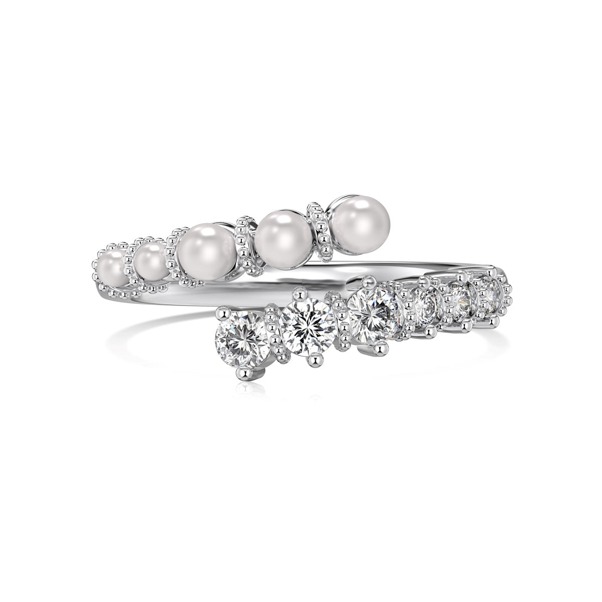Anillo Ajustable Perlas