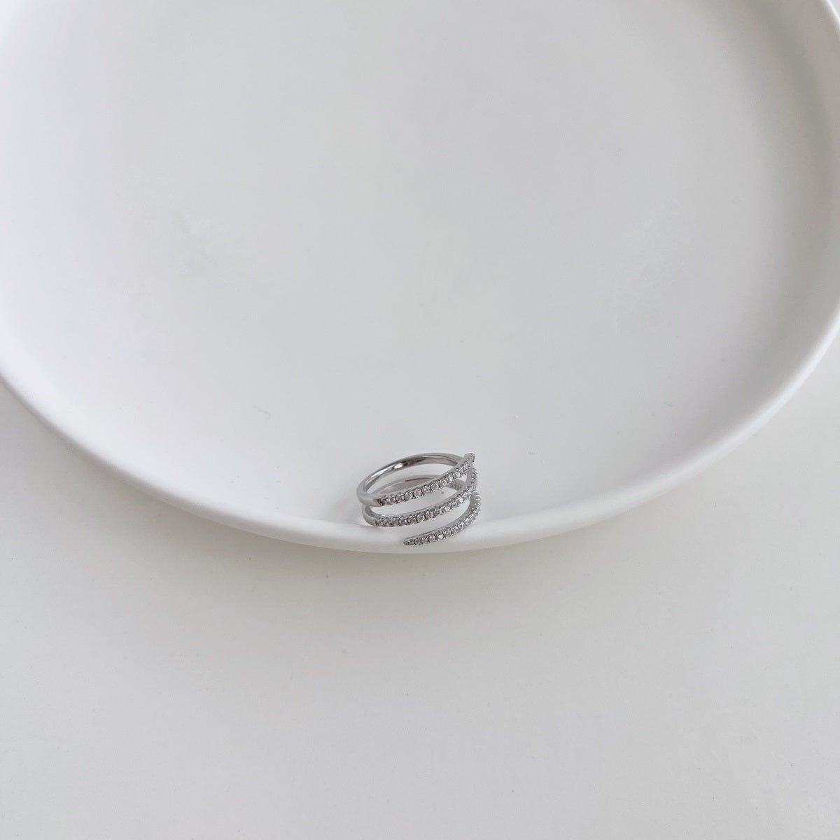 Anillo Brillo Espiral