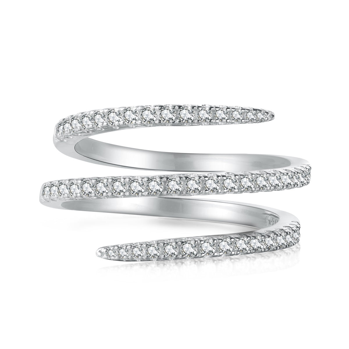 Anillo Brillo Espiral