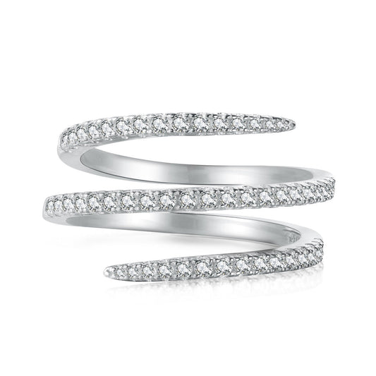 Anillo Brillo Espiral