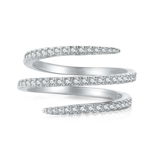 Anillo Brillo Espiral