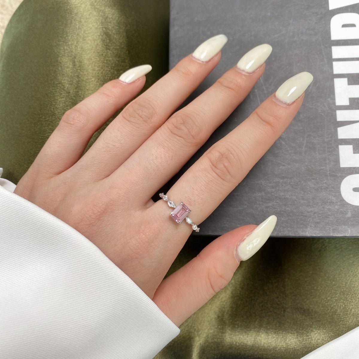 Anillo Brillo Rosa