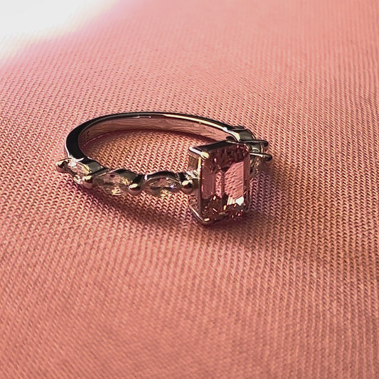 Anillo Brillo Rosa