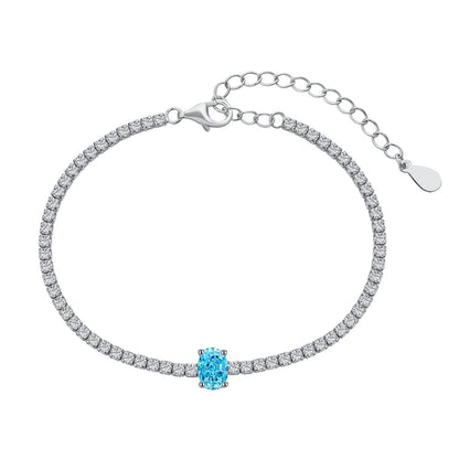 Pulsera tenis Ovalo